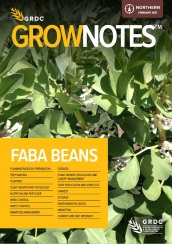 GRDC GrowNotes Faba Beans Northern cover image