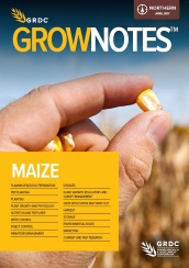 GRDC GrowNotes Maize Northern cover image