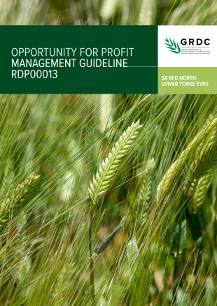 Opportunity for Profit - Management Guideline - SA Mid North Lower Yorke Eyre cover image