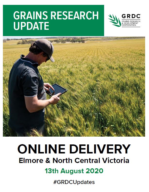 2020 Elmore online GRDC Grains Research Update cover