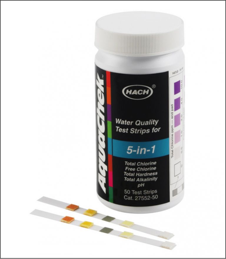 Water quality test strips