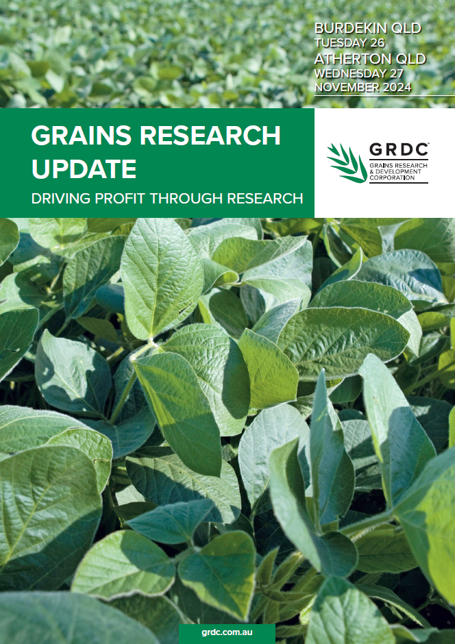FNQ Grains Research Update 2024 proceedings cover