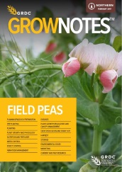 GRDC GrowNotes Field Peas Northern cover