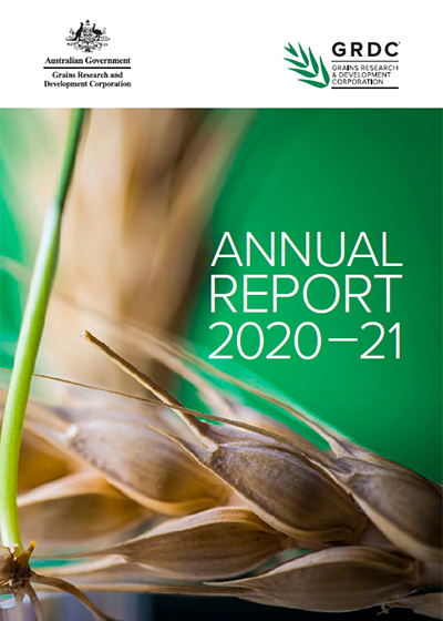 GRDC Annual Report 2020-21 cover