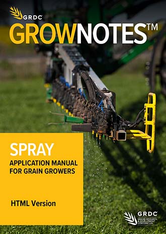 Spray Application Manual Cover