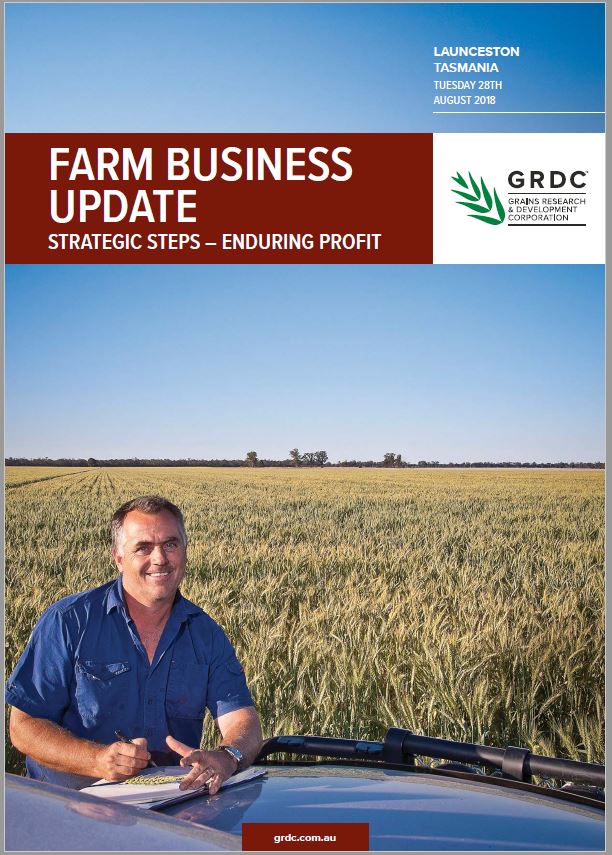 2018 Adelaide GRDC Farm Business Update cover