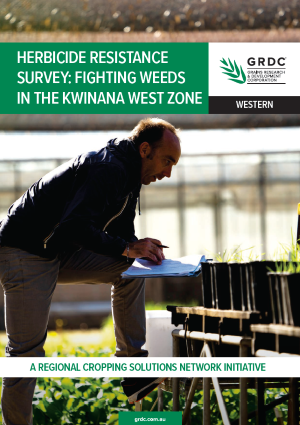 image of Herbicide resistance survey cover