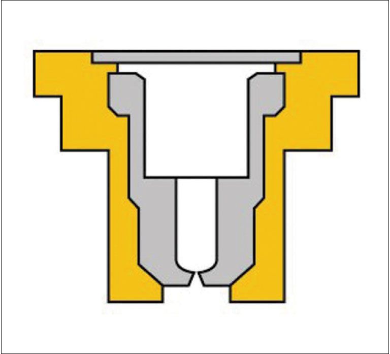 Figure 7 cross section of an extended range nozzle source teejet