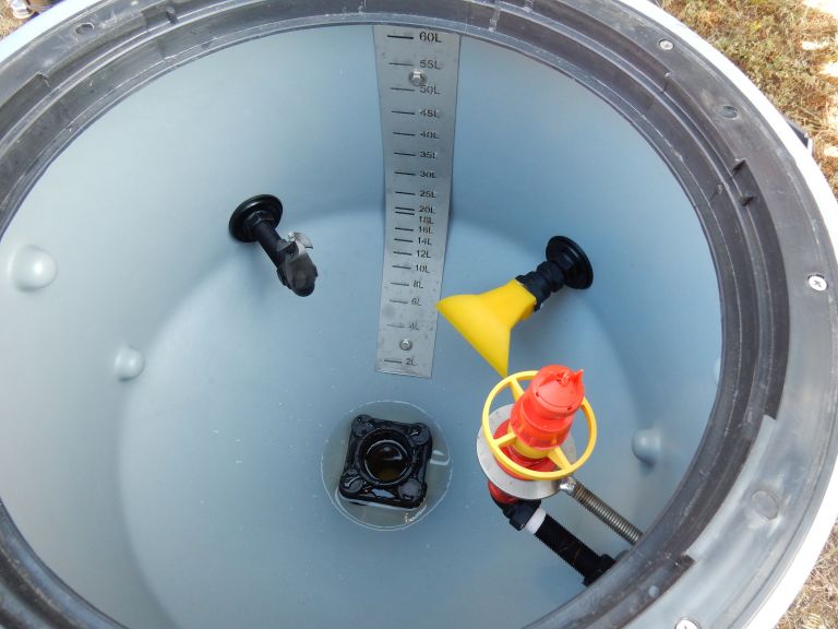 Measurements inside mixing vat