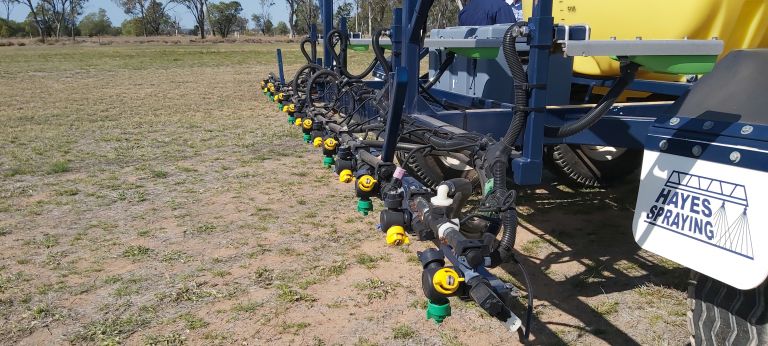 WEEDit system Hayes boom