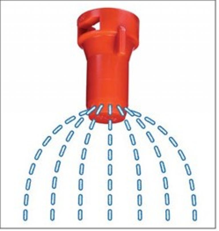 Liquid fertilisers are often applied with streaming nozzles