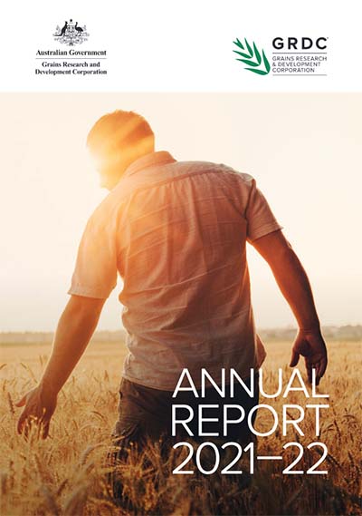 GRDC Annual Report 2021-22 cover