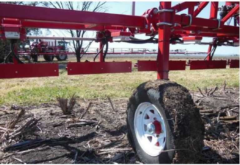 Maintaining sensor height is critical for target-selectable sprayers