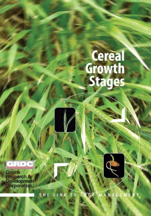 Cereal growth stages cover