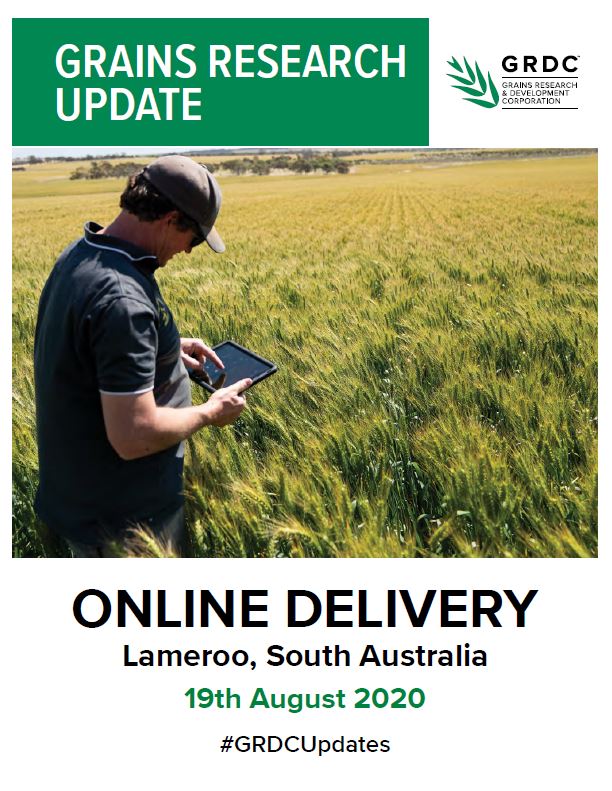 2020 Lameroo online GRDC Grains Research Update cover
