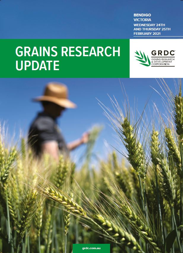 2021 Bendigo GRDC Grains Research Update cover