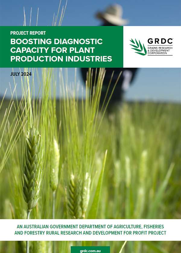 Boosting diagnostic capacity for plant production industries -     GRDC