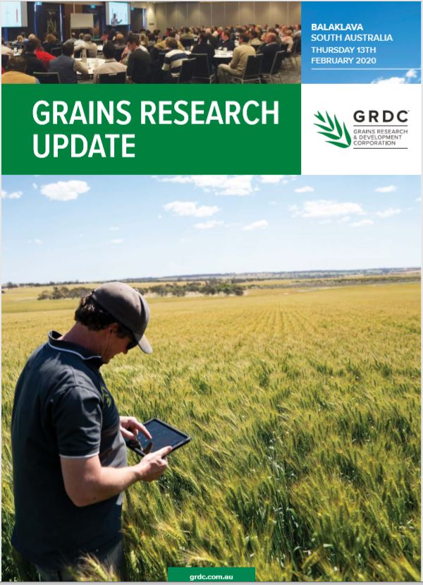 2020 Balaklava GRDC Grains Research Update cover