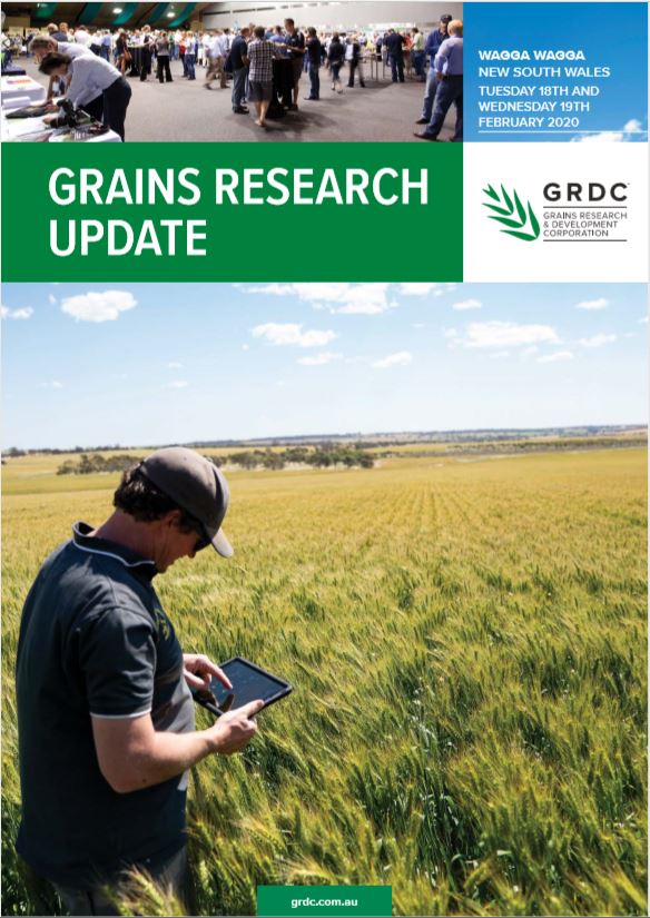 2020 Wagga Wagga GRDC Grains Research Update cover