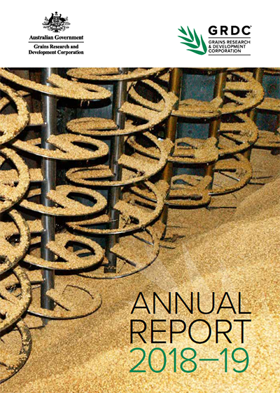 GRDC Annual Report 2018-19 cover