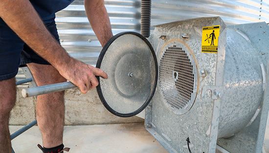 Image of a aeration cooling fan