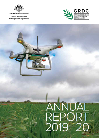 GRDC Annual Report 2019-20 cover
