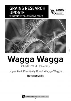 GRDC Wagga Wagga update proceedings 2018 update proceedings cover image