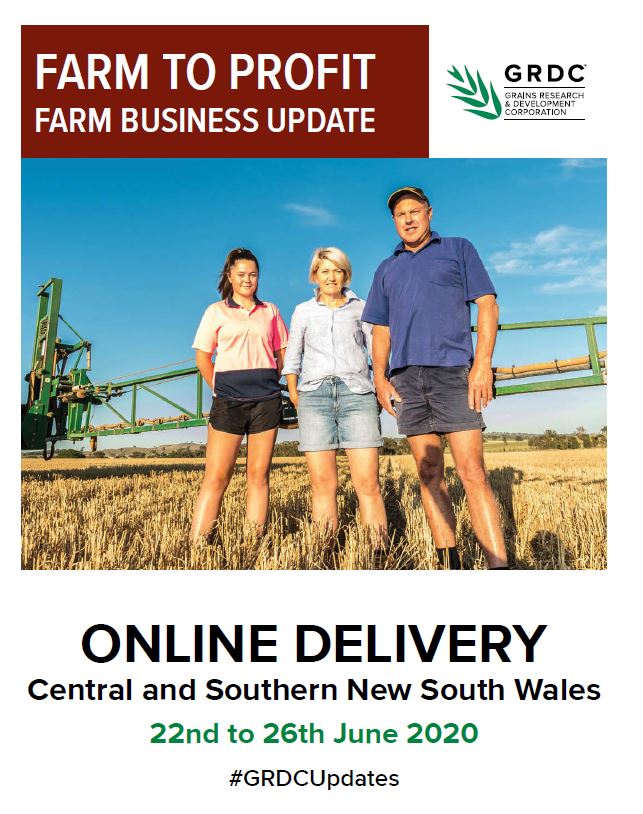 2020 NSW GRDC Farm Business Update online delivery