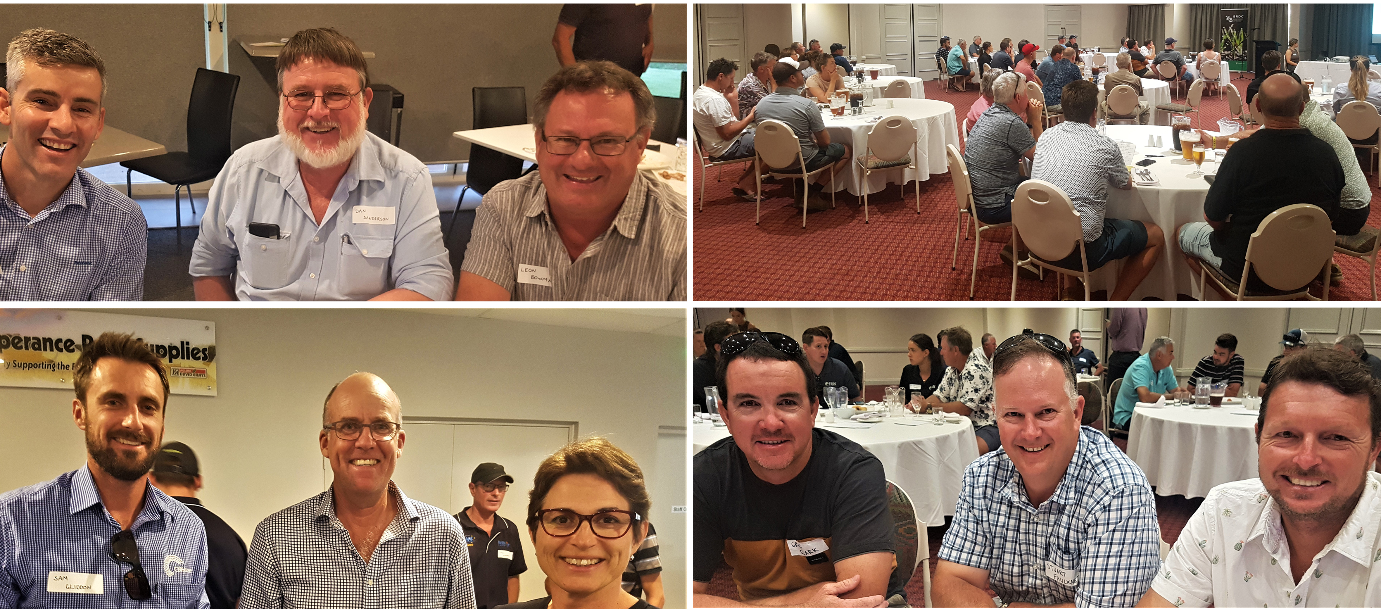 Grower and industry representatives at the Summer Sesh Local Forum events