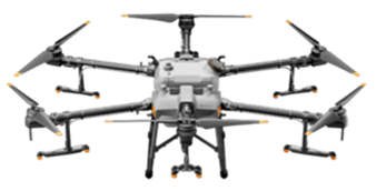 Figure 2 is a photograph of the Agras T30 spray drone from DJI.  Source: DJI (2023b).