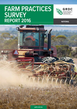 GRDC Farm Practices Survey 2016 cover image