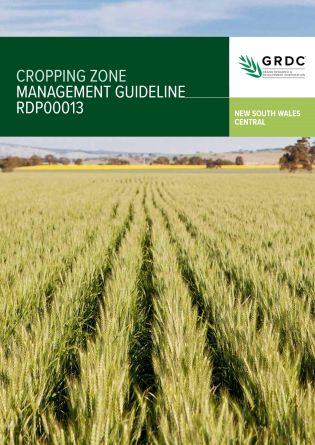 Cropping Zone - Management Guideline - NSW Central cover image