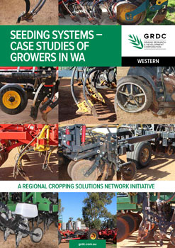 Seeding systems - case studies of growers in WA cover image