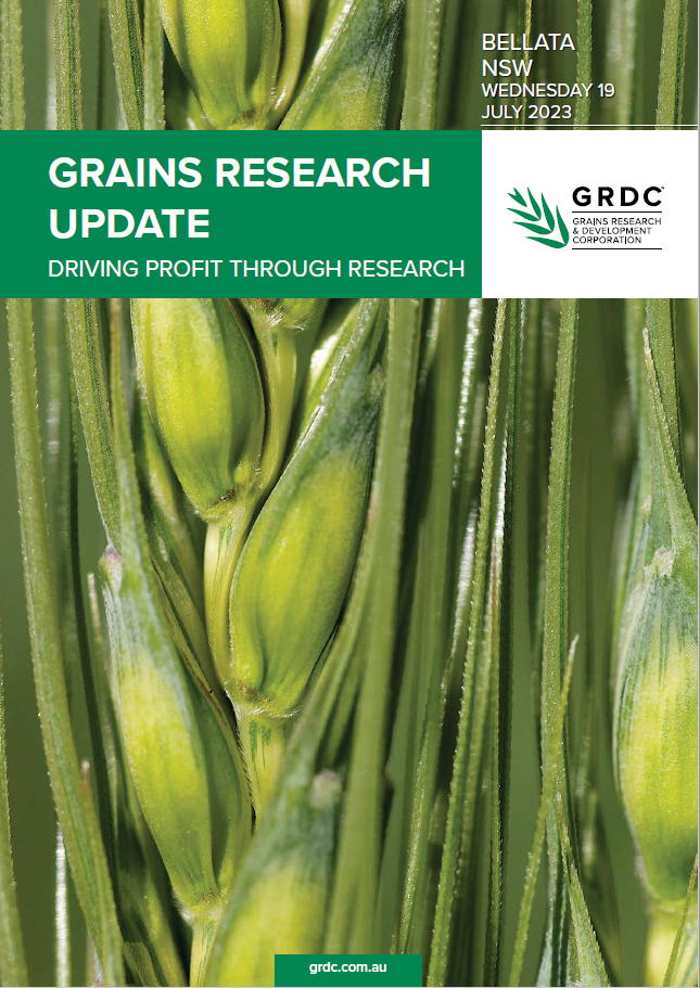 Bellata GRDC Grains Research Update 2023