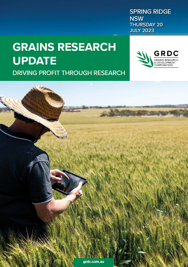 Spring Ridge Grains Research Update 2023