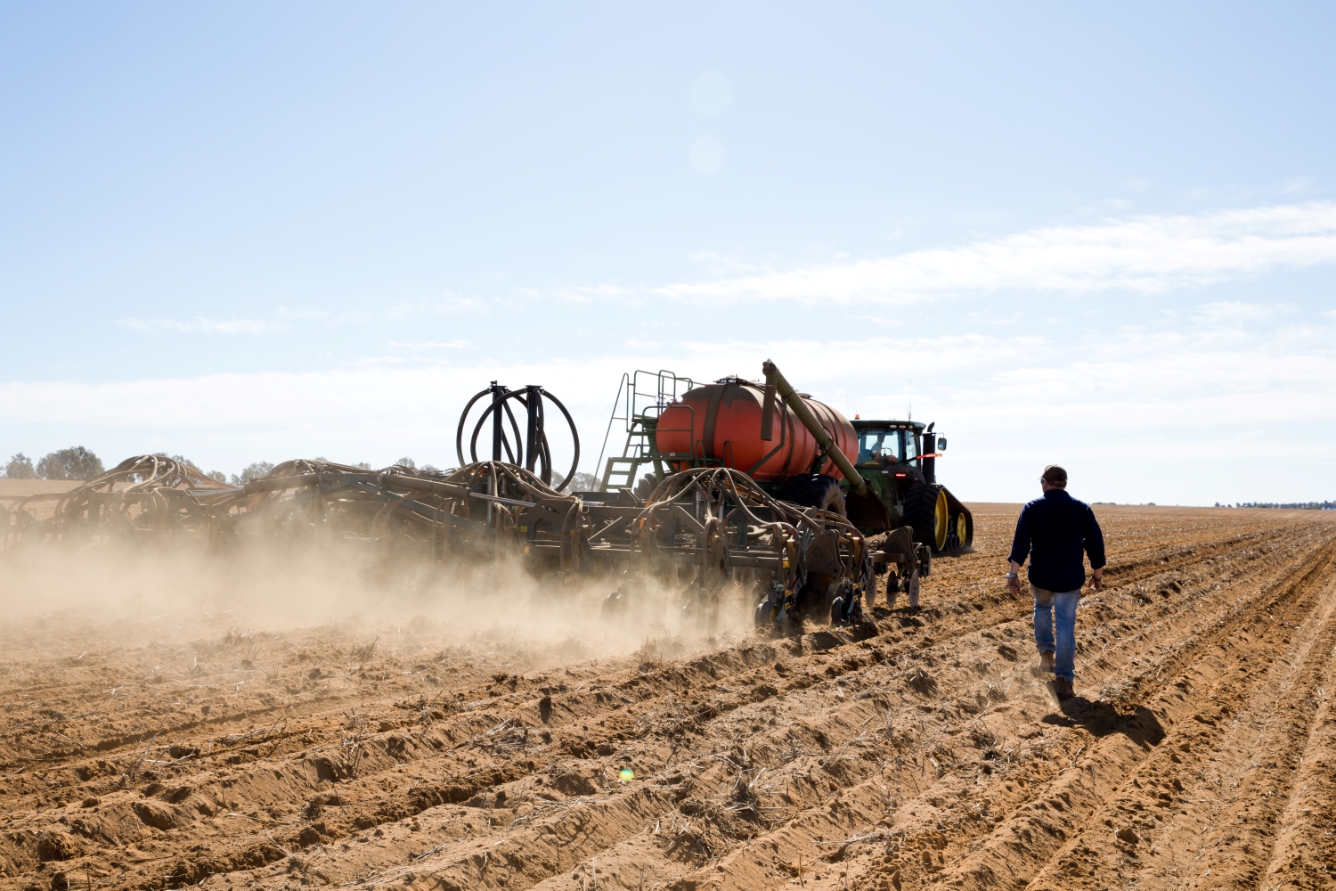 image of dry sowing