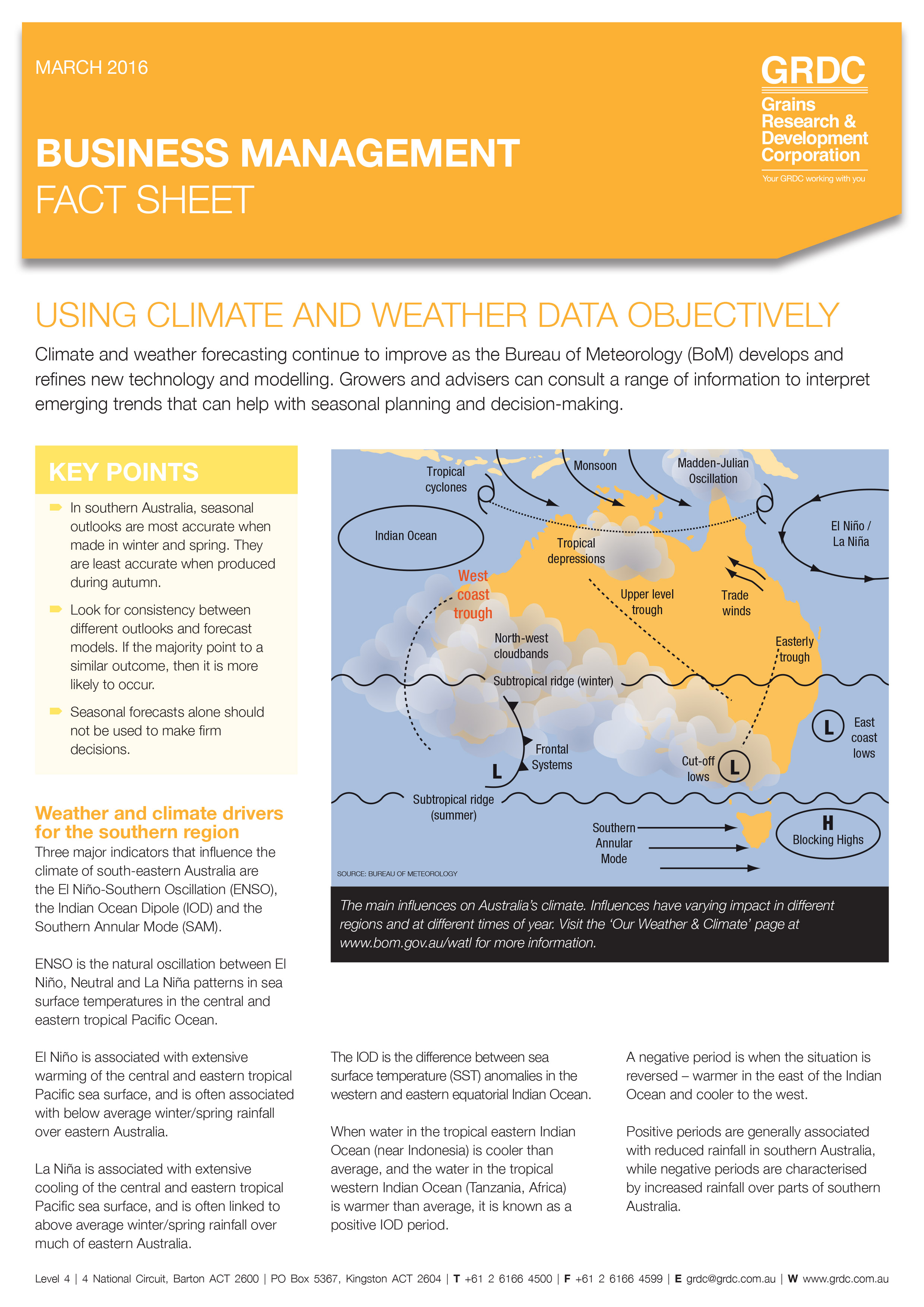 Cover of the Climate modelling fact sheet