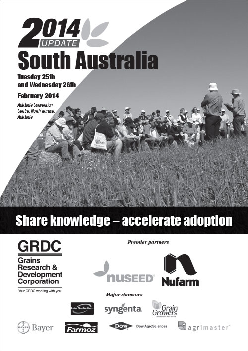 Front cover of Update Proceedings Booklet 2014
