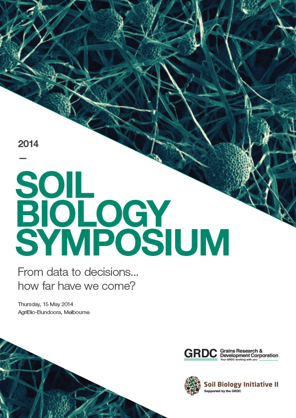 2014 Soil Biology Symposium cover page