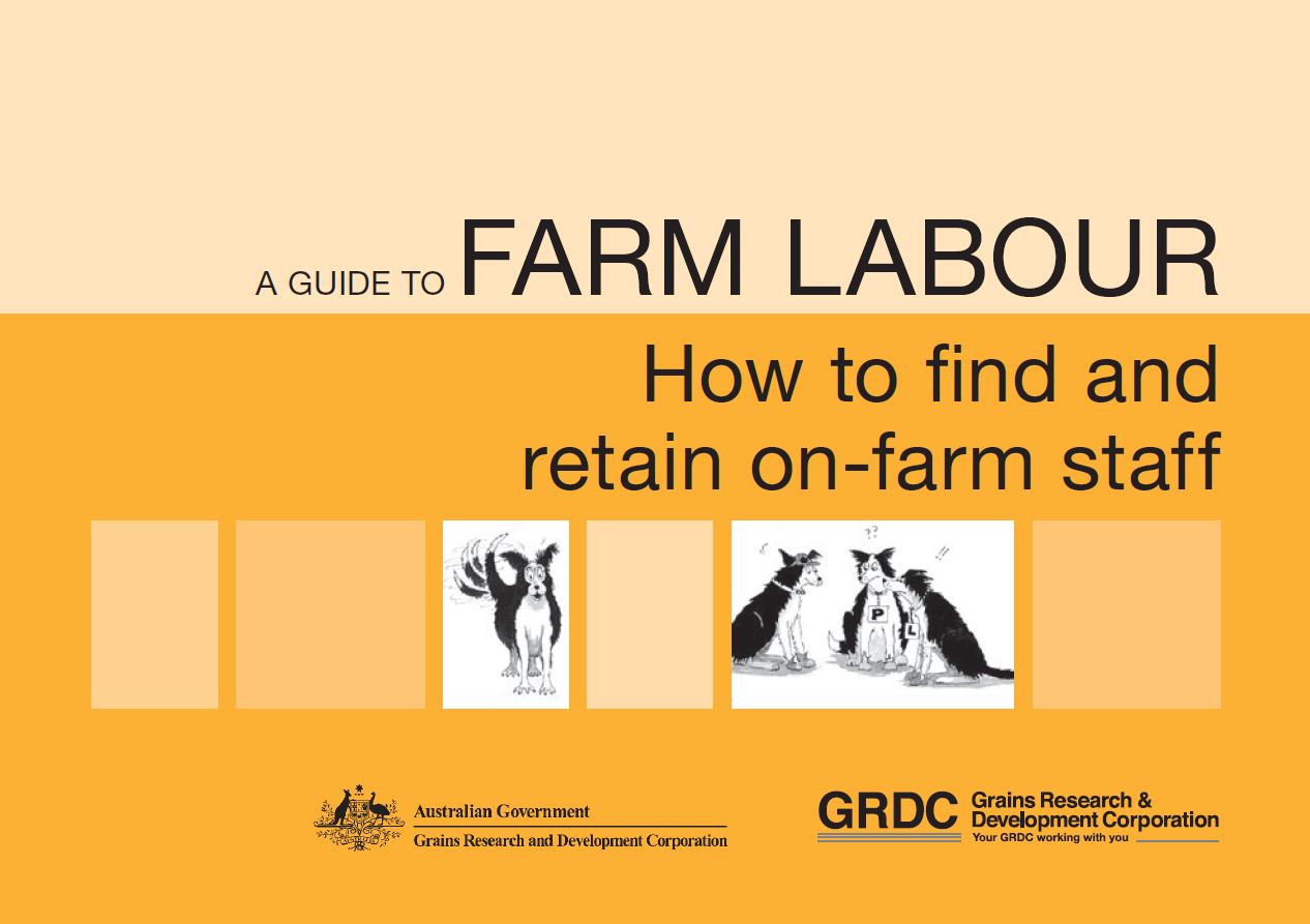 A guide to farm labour booklet cover