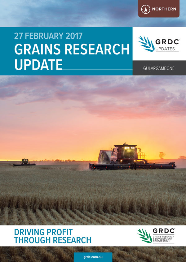 2017 Gulargambone Grains Research Update proceedings booklet