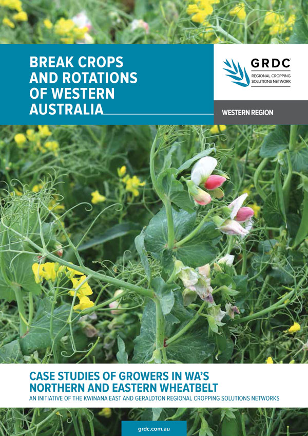 Break crops and rotations of western australia cover sheet