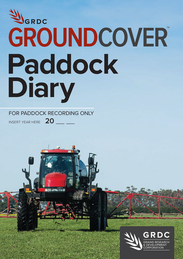grdc paddock diary cover image