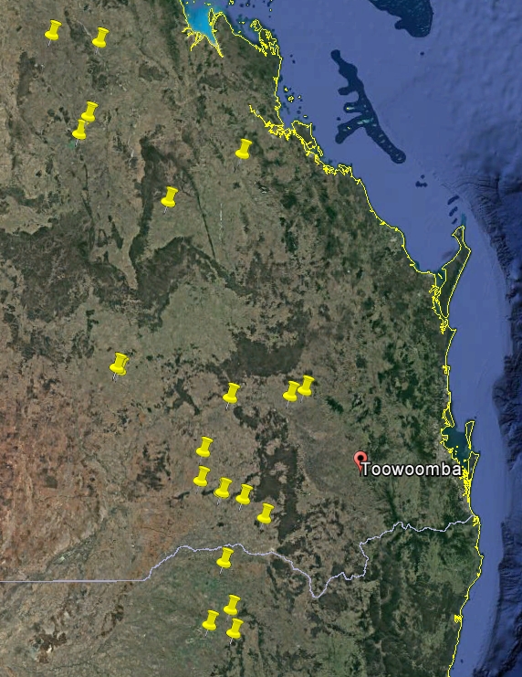 Figure 1. Trial site distribution across northern region