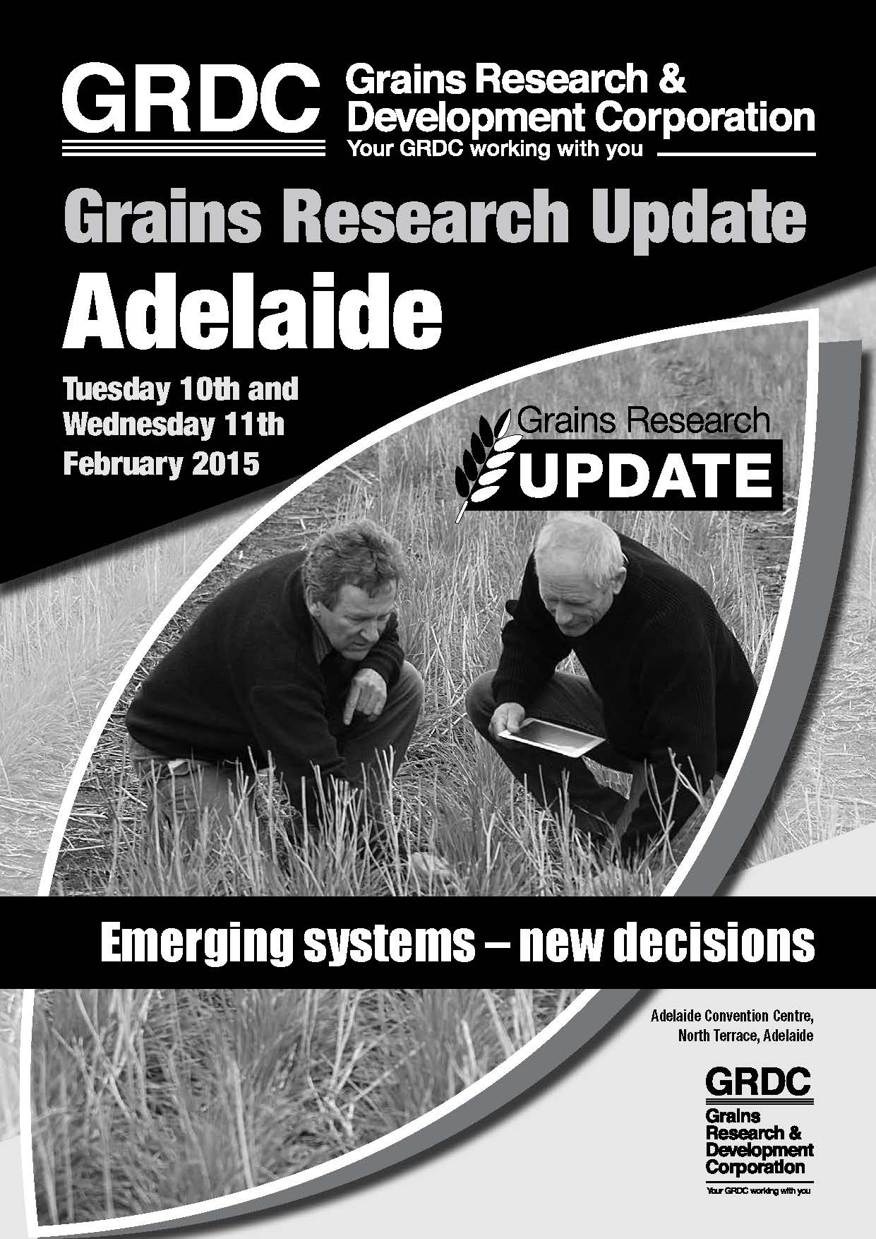 Adelaide GRU Proceedings Feb 2015 Cover
