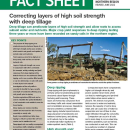 Correcting layers of high soil strength with deep tillage - northern…