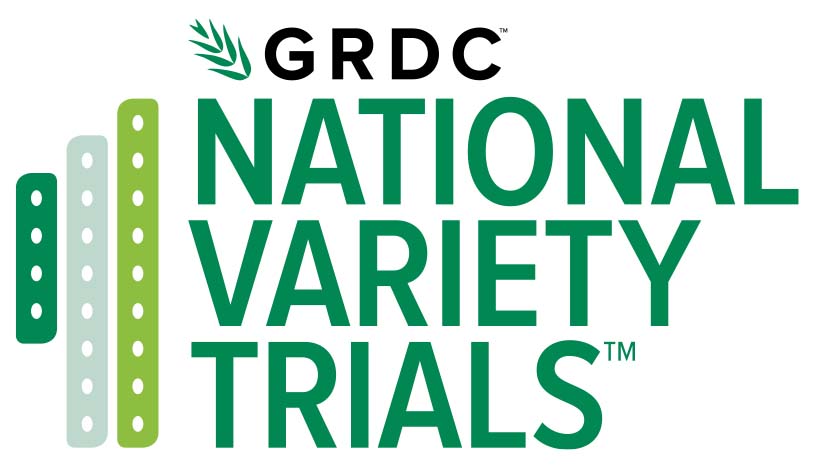(logo) National Variety Trials: A GRDC Initiative