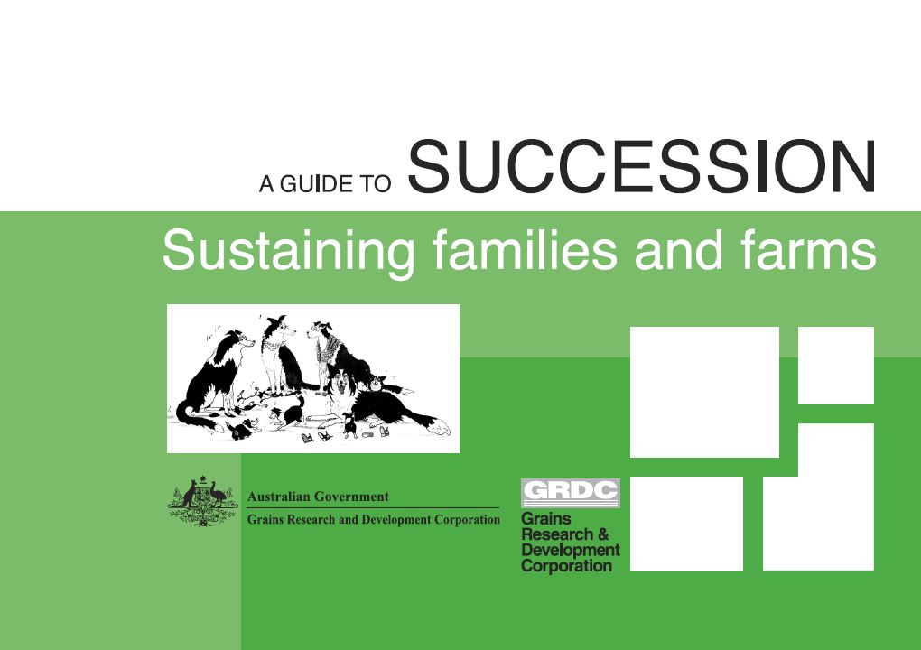 A Guide to Succession Sustaining families and farms
